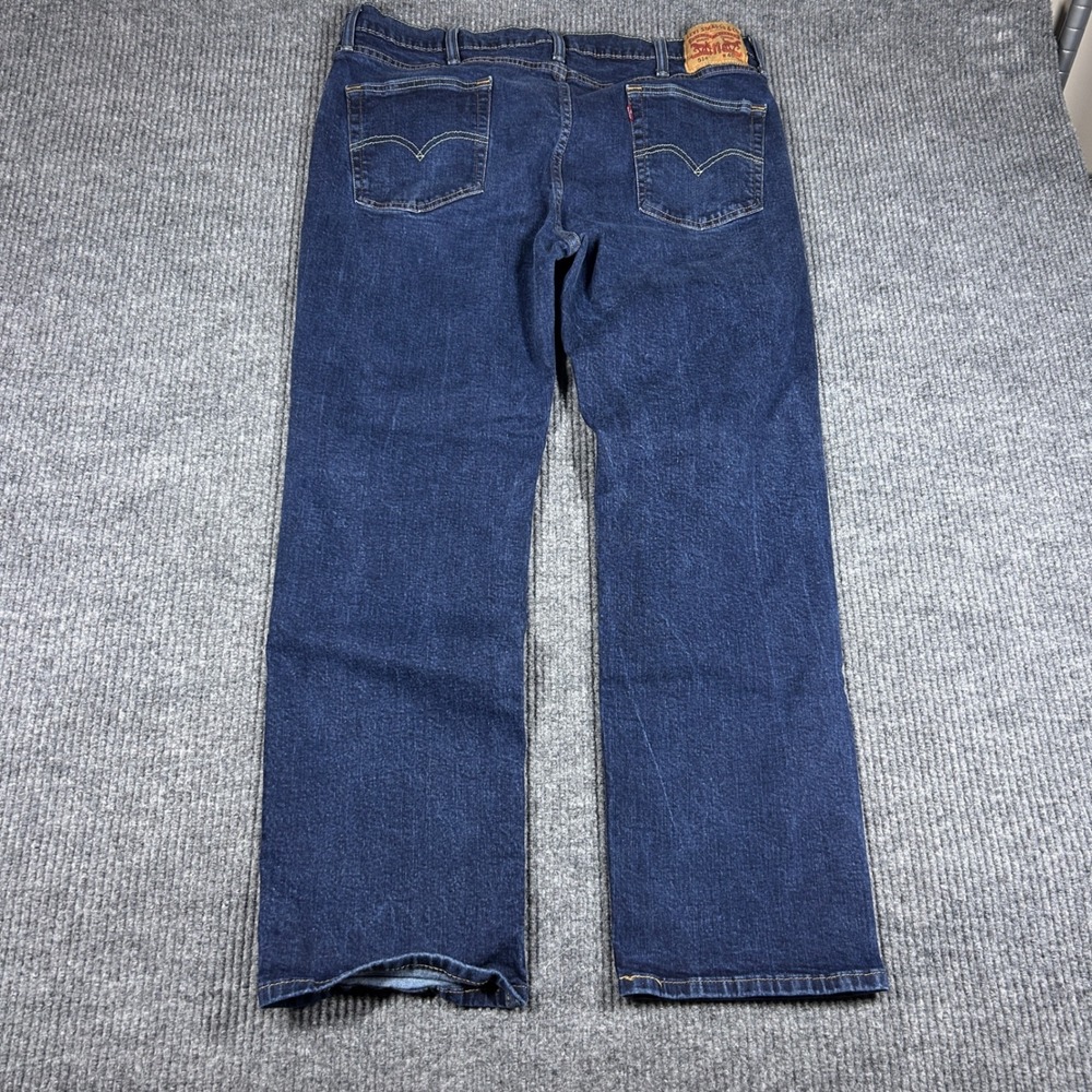 Levi's 514 Jeans Men's 40x30 Straight Fit Dark Wash Blue Denim Casual Stretch